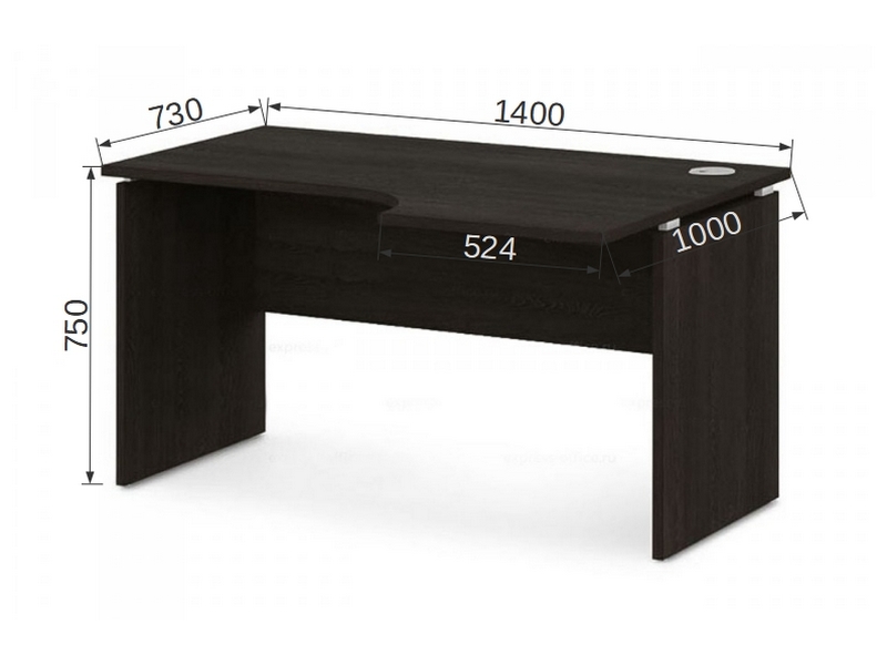 Офисная мебель VASANTA Угловой стол (правый) V-44